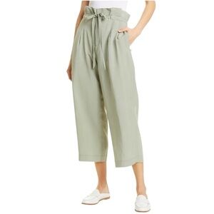 Club Monaco Anreannah Paperbag High Waist Crop Pants size 10 excellent condition